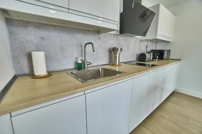 Una cocina o zona de cocina en Malibú Canteras Panoramic Studio