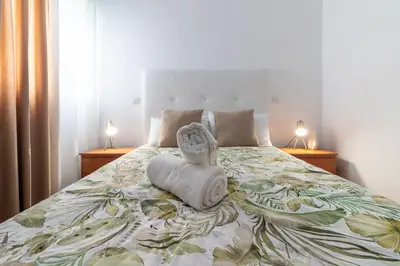Cama o camas de una habitación en La Herradura