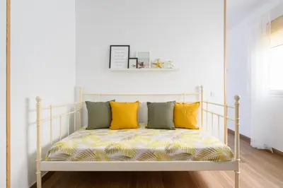 Cama o camas de una habitación en Rosales Canteras