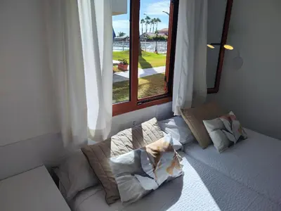 Zona de estar de Los Balandros 104 with terrace by SunHousesCanarias