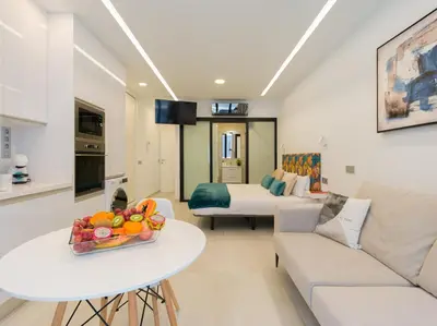 Zona de estar de Colada Beach Home By CanariasGetaway