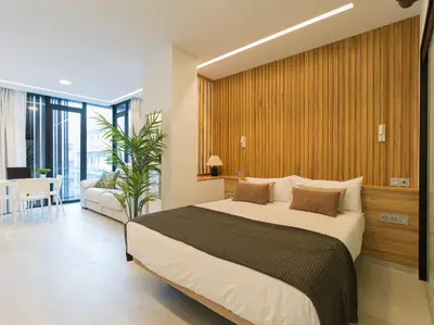 Cama o camas de una habitación en Arenisca Beach Home By CanariasGetaway