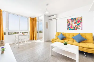 Zona de estar de Apartamento céntrico en Playa Del Inglés