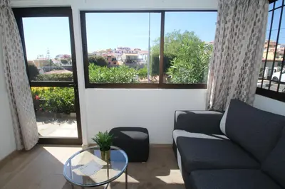 Zona de estar de Bungalow in the heart of Arguineguín