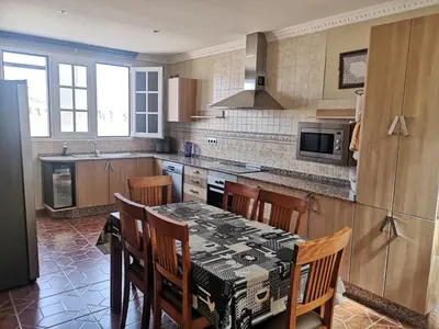 Una cocina o zona de cocina en La casa de Rei
