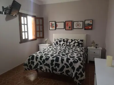 Cama o camas de una habitación en La casa de Rei
