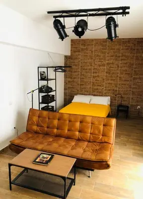 Zona de estar de Nomad Apartments Gran Canaria