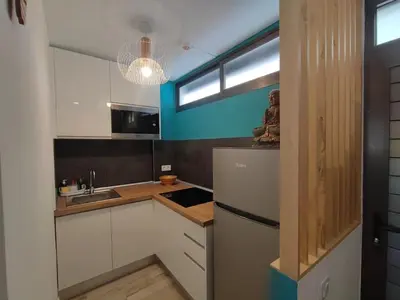 Una cocina o zona de cocina en 3Min Walk Playa del Inglès Apartment