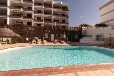 Piscina en o cerca de Apartamento junto a la playa