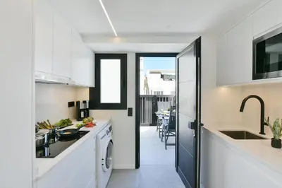 Una cocina o zona de cocina en Los Canarios 630 by VillaGranCanaria