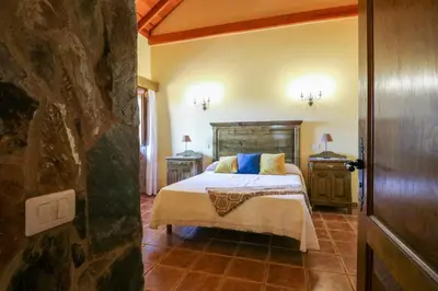 Cama o camas de una habitación en Countryside Views House Teror