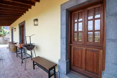 Un balcón o terraza de Countryside Views House Teror