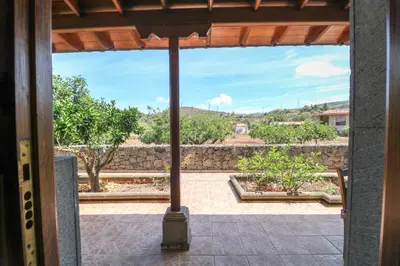 Un balcón o terraza de Countryside Views House Teror