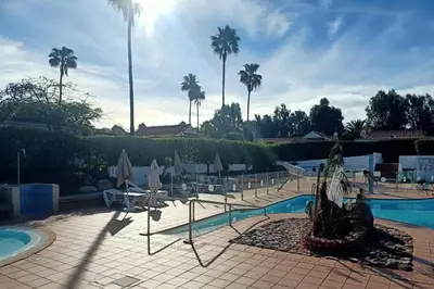 Piscina en o cerca de Bungalow en el sur de Gran Canaria
