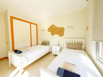 Cama o camas de una habitación en Villa Calma with private pool by Tenpropertiesgc