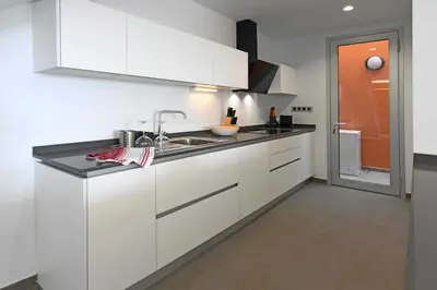 Una cocina o zona de cocina en Salobre La Isla 7