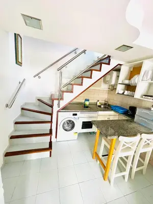 Una cocina o zona de cocina en Maspalomas Casa Atlantico