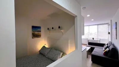 Zona de estar de Seaview estudio