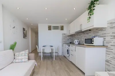 Una cocina o zona de cocina en La Hermosita