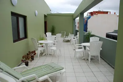 Un balcón o terraza de Hotel Olympia