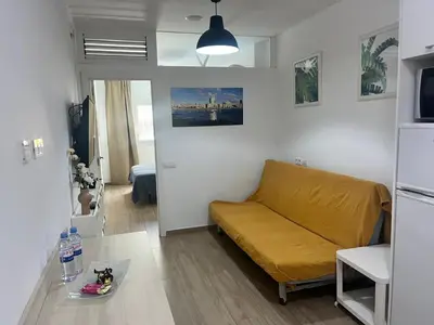 Zona de estar de Green Beach Las Canteras
