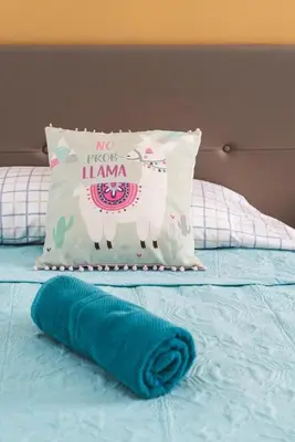 Cama o camas de una habitación en Casa Pizquito Agaete con piscina