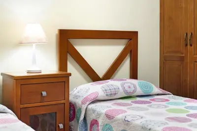 Cama o camas de una habitación en Mar y Sol Salinetas