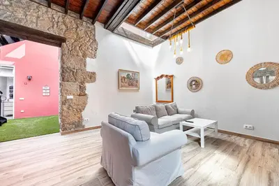 Zona de estar de CASA EL ROQUE