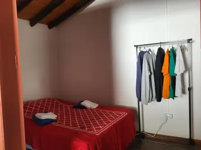 Cama o camas de una habitación en Casa en Teror Céntrica turismo de ciudad y bosques