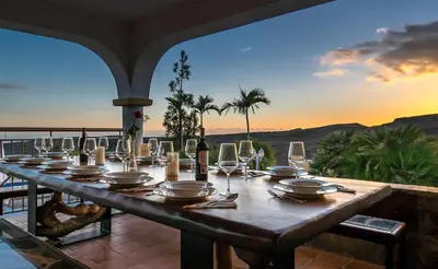 Paisaje cerca de esta villa