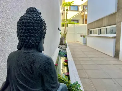 Un balcón o terraza de Las Brisas 1 by SunHousescanarias