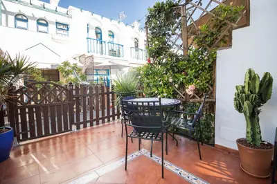 Un balcón o terraza de El patio, relax en Maspalomas