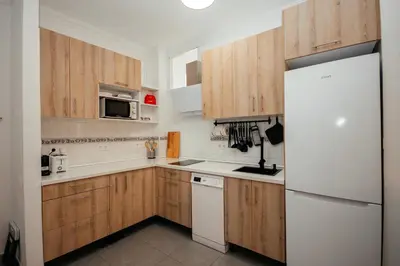 Una cocina o zona de cocina en La puntilla de las canteras