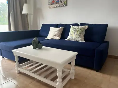 Zona de estar de Beach and Yumbo cozy home