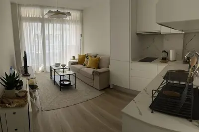 Una cocina o zona de cocina en Apartamento al lado de La Playa de Las Canteras
