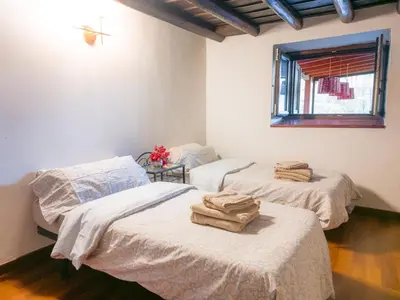 Cama o camas de una habitación en Casa El Gamonal