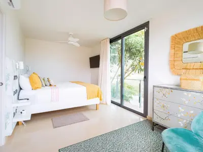 Cama o camas de una habitación en Cosy villa with private pool by CanaryScape