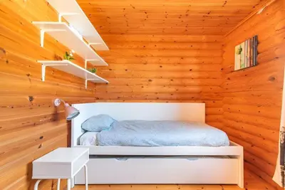 Cama o camas de una habitación en Claro de Luna