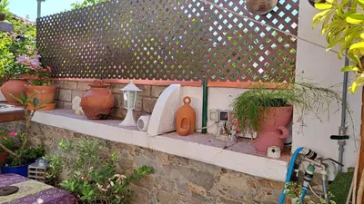 Jardín al aire libre en Casa Santana Segura