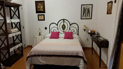 Cama o camas de una habitación en Casa Santana Segura