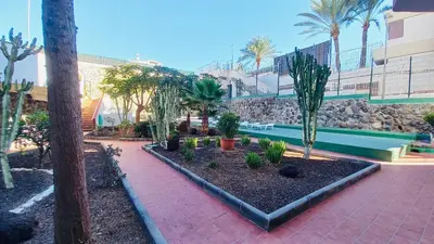 Jardín al aire libre en Guinea Apartment