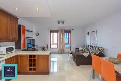 Una cocina o zona de cocina en Martina Apartment Las Canteras-Auditorio