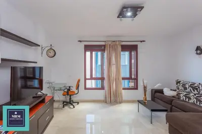 Zona de estar de Martina Apartment Las Canteras-Auditorio