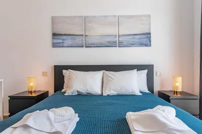 Cama o camas de una habitación en Residencial Las Candelarias 36
