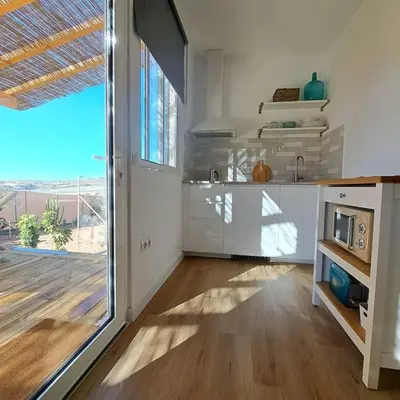 Una cocina o zona de cocina en La Pérgola Calma
