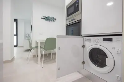 Una cocina o zona de cocina en Casa Arrullo Las Canteras - next to the beach