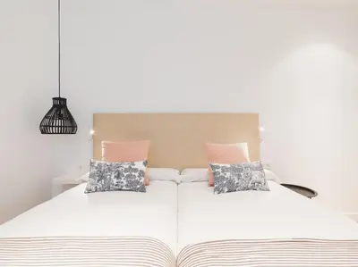 Cama o camas de una habitación en MG CANTERAS SUITES