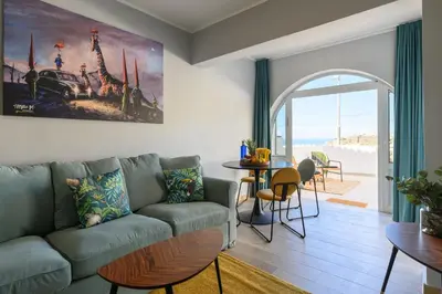 Zona de estar de Green Dream apartment