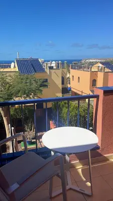 Un balcón o terraza de Villa Feliz 164 Bahia Sunset Beach mit 4 Schlafzimmern