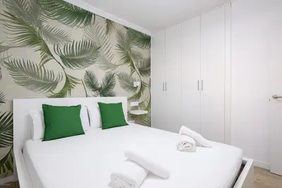 Cama o camas de una habitación en Beachside hideaway Gran Canaria
